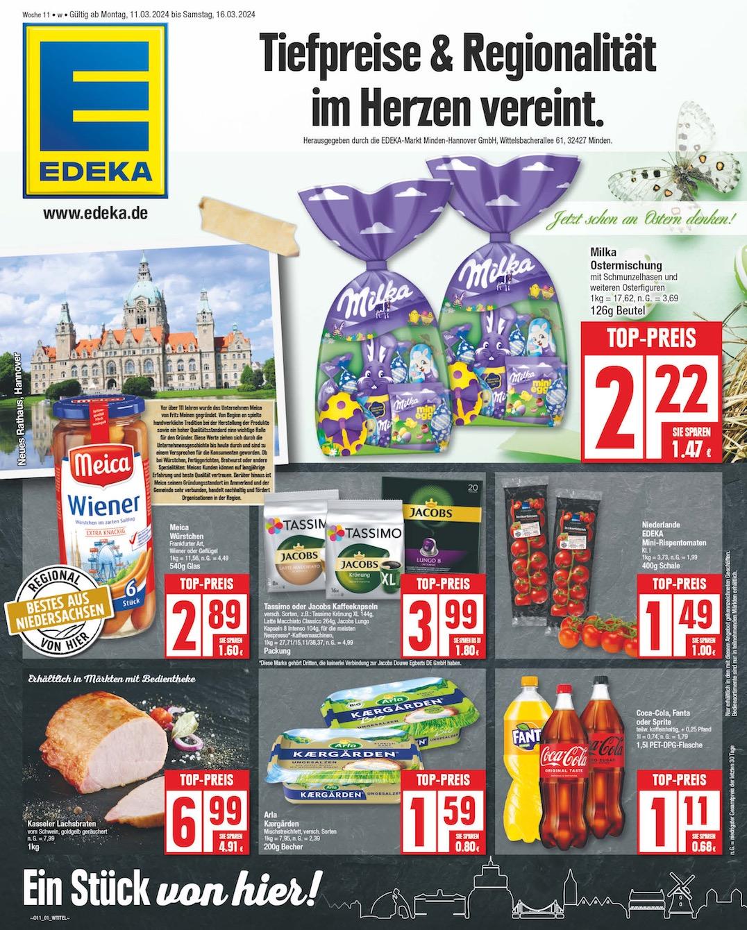 Edeka Prospekt ab Montag - Niedersachsen Seite 1