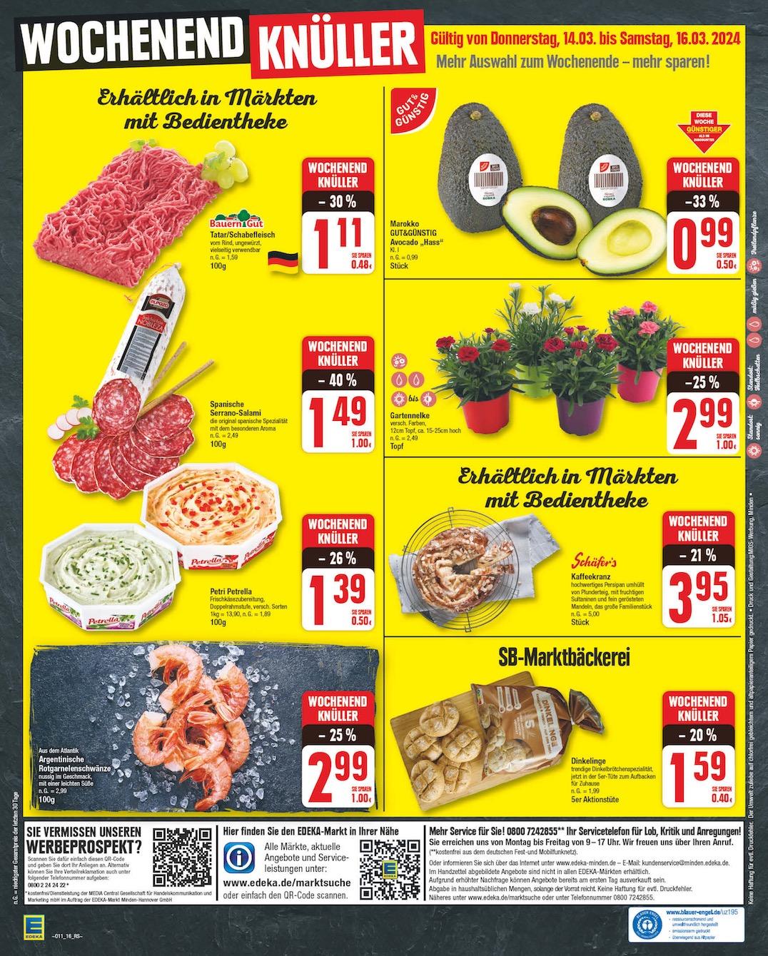 Edeka Prospekt ab Montag - Niedersachsen Seite 16