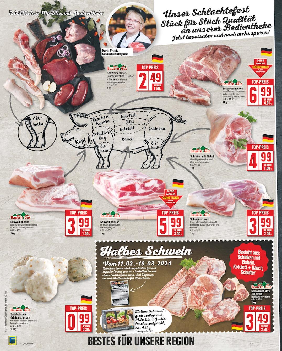 Edeka Prospekt ab Montag - Niedersachsen Seite 4