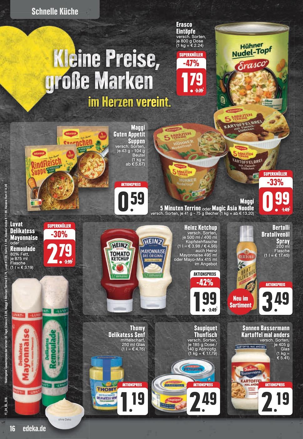 Edeka Prospekt ab Montag - Nordrhein - Westfalen Seite 16