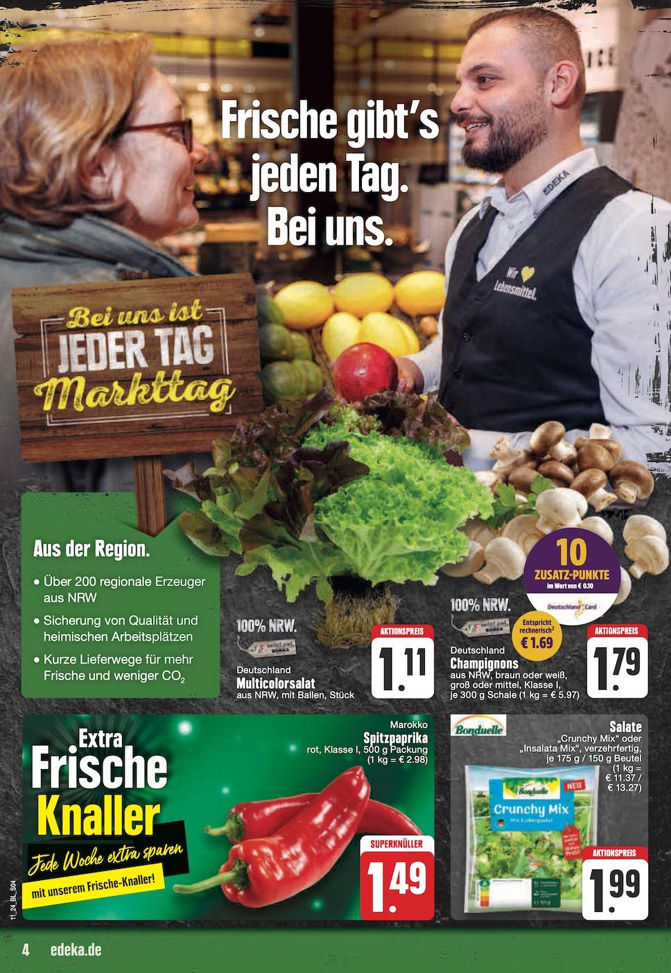 Edeka Prospekt ab Montag - Nordrhein - Westfalen Seite 4