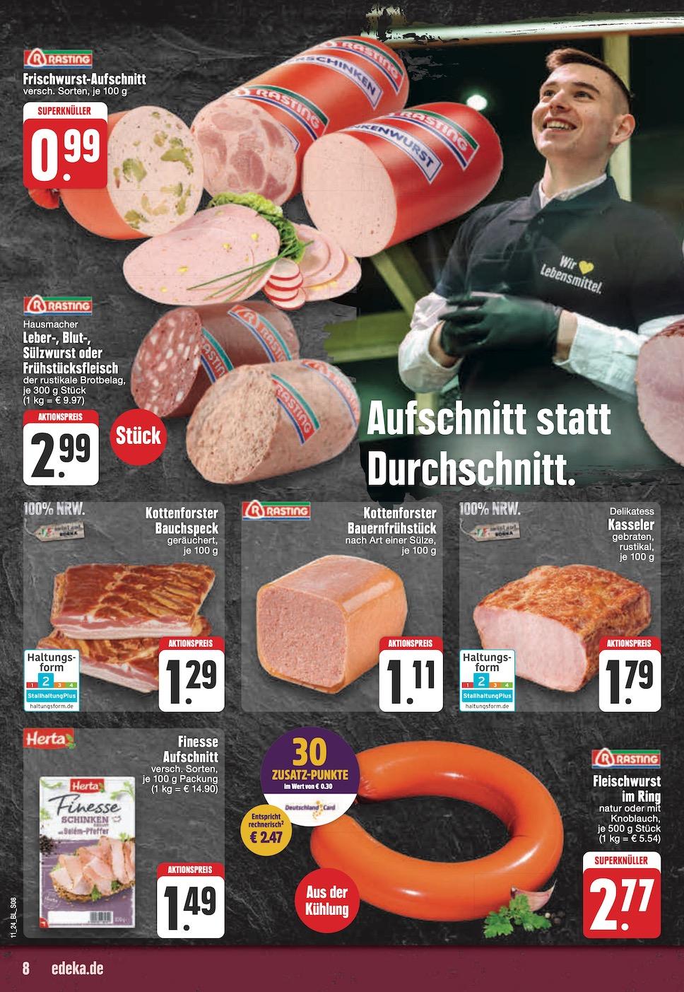Edeka Prospekt ab Montag - Nordrhein - Westfalen Seite 8