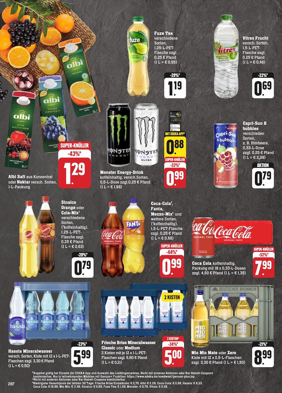 Edeka Prospekt ab Montag - Hessen Seite 28