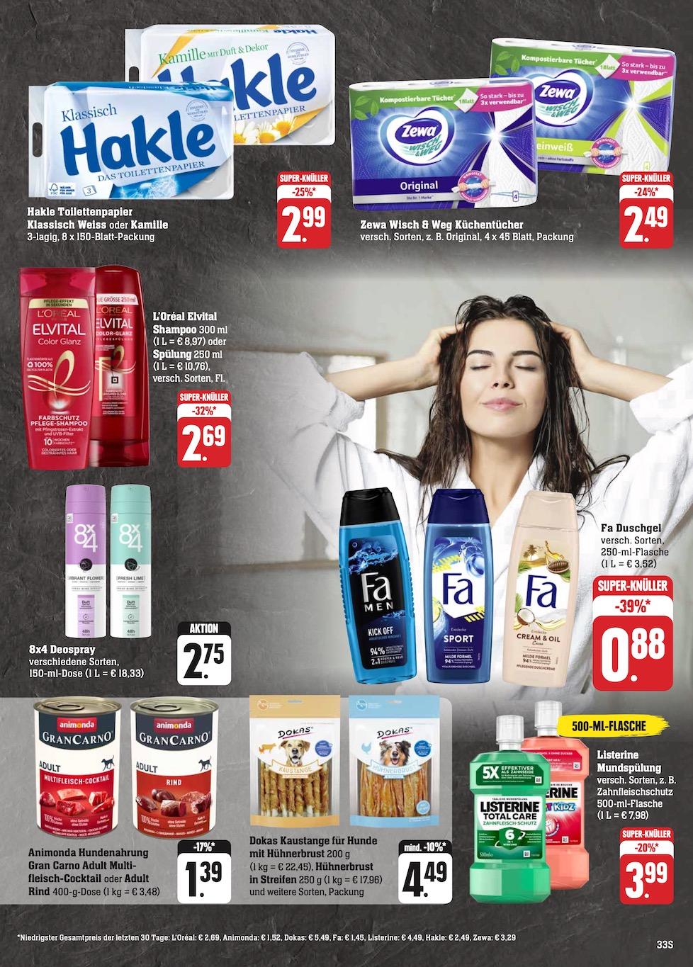 Edeka Prospekt ab Montag - Hessen Seite 33