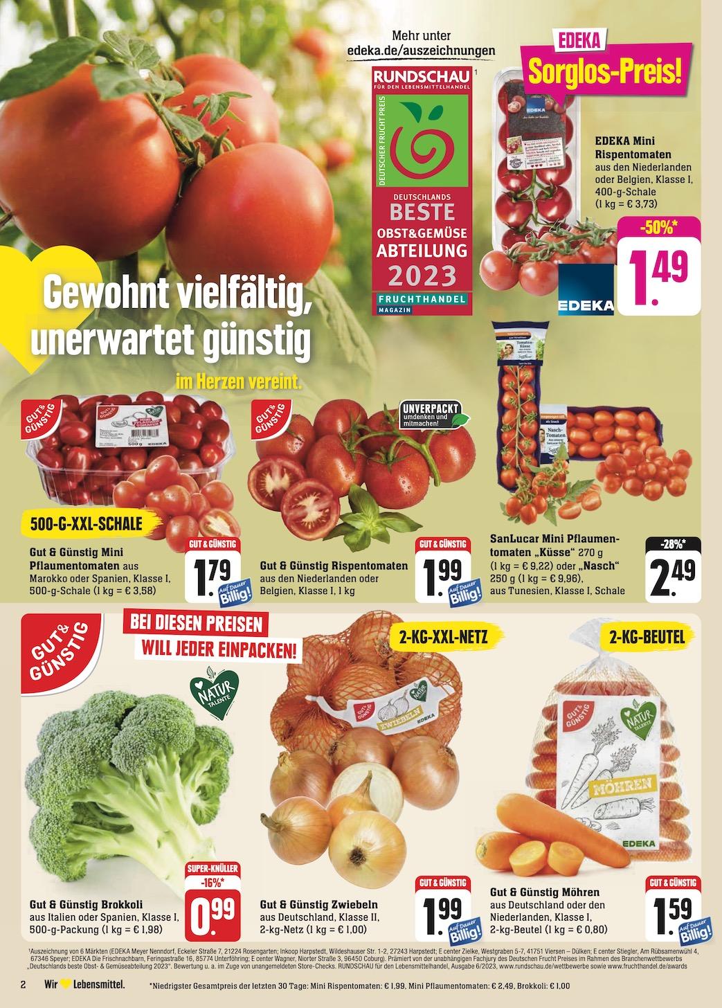 Edeka Prospekt ab Montag - Rheinland - Pfalz Seite 2
