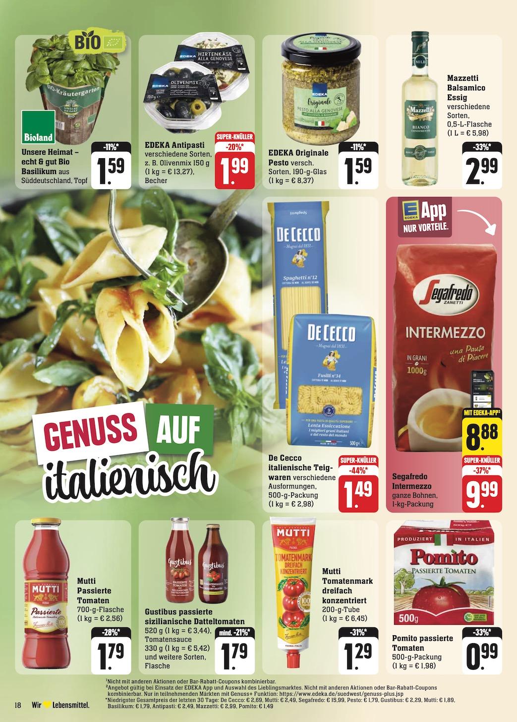 Edeka Prospekt ab Montag - Rheinland - Pfalz Seite 22