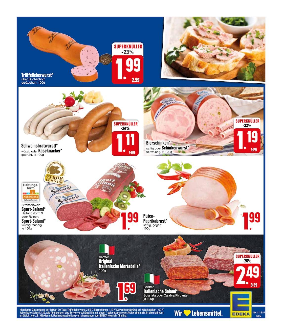 Edeka Prospekt ab Montag - Bayern Süd Seite 15