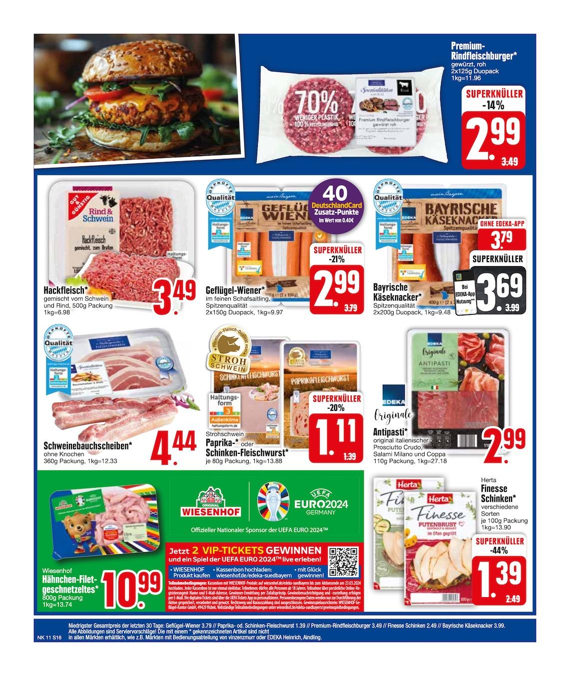 Edeka Prospekt ab Montag - Bayern Süd Seite 16