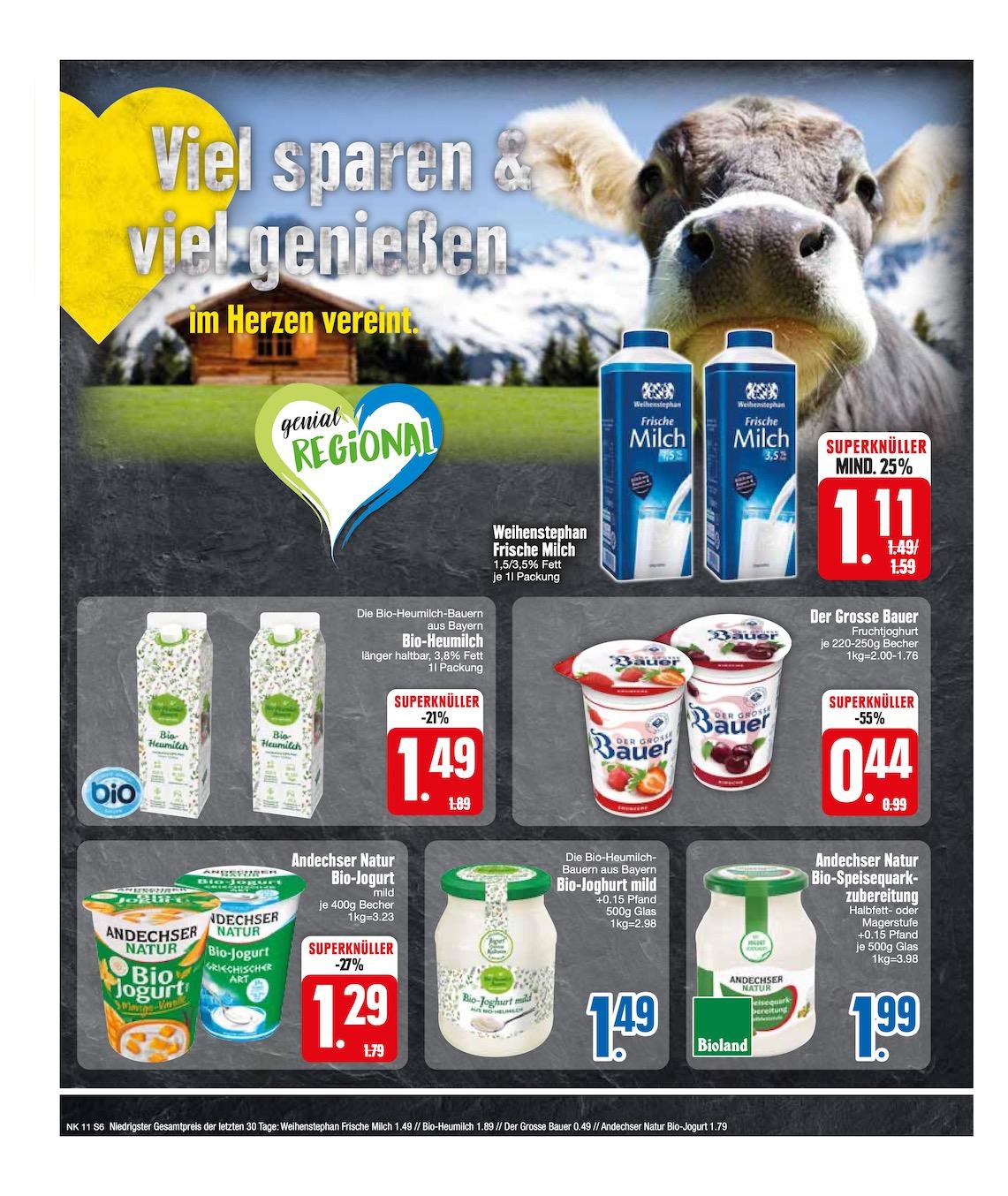 Edeka Prospekt ab Montag - Bayern Süd Seite 6