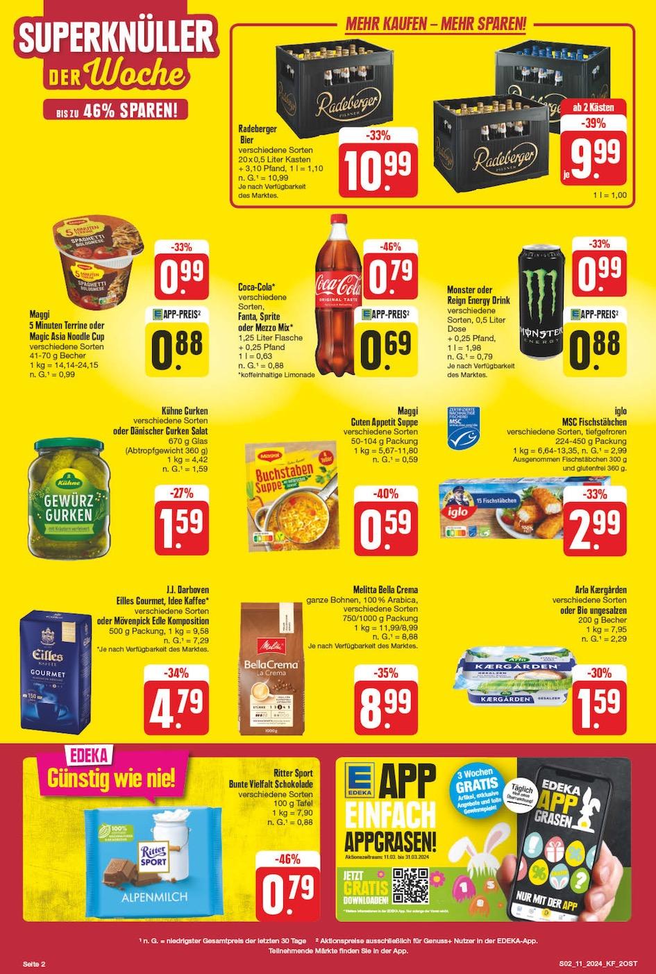 Edeka Prospekt ab Montag - Sachsen Seite 2