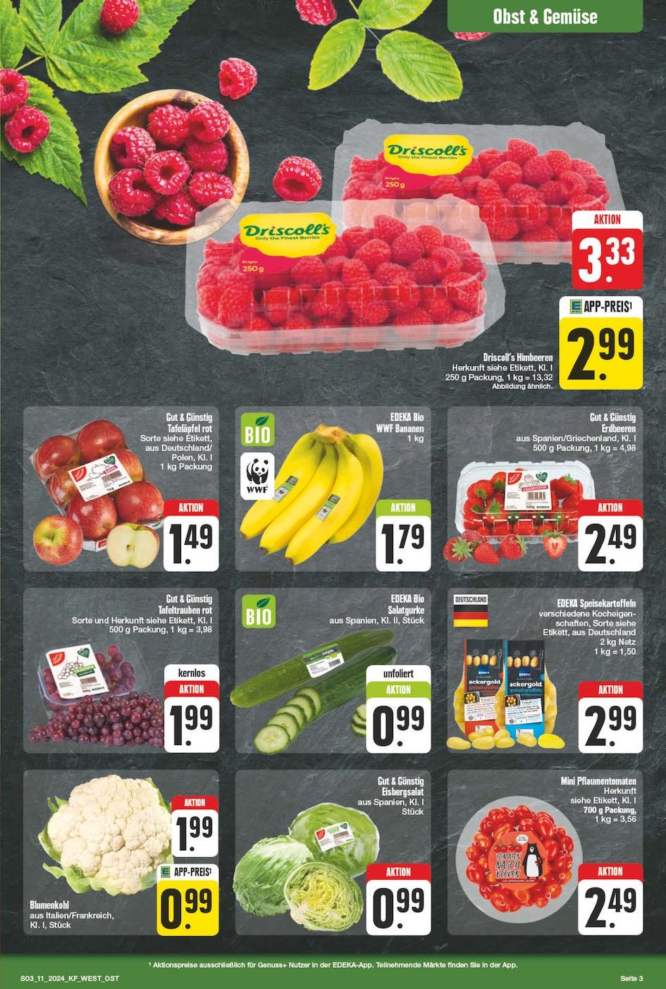 Edeka Prospekt ab Montag - Sachsen Seite 3
