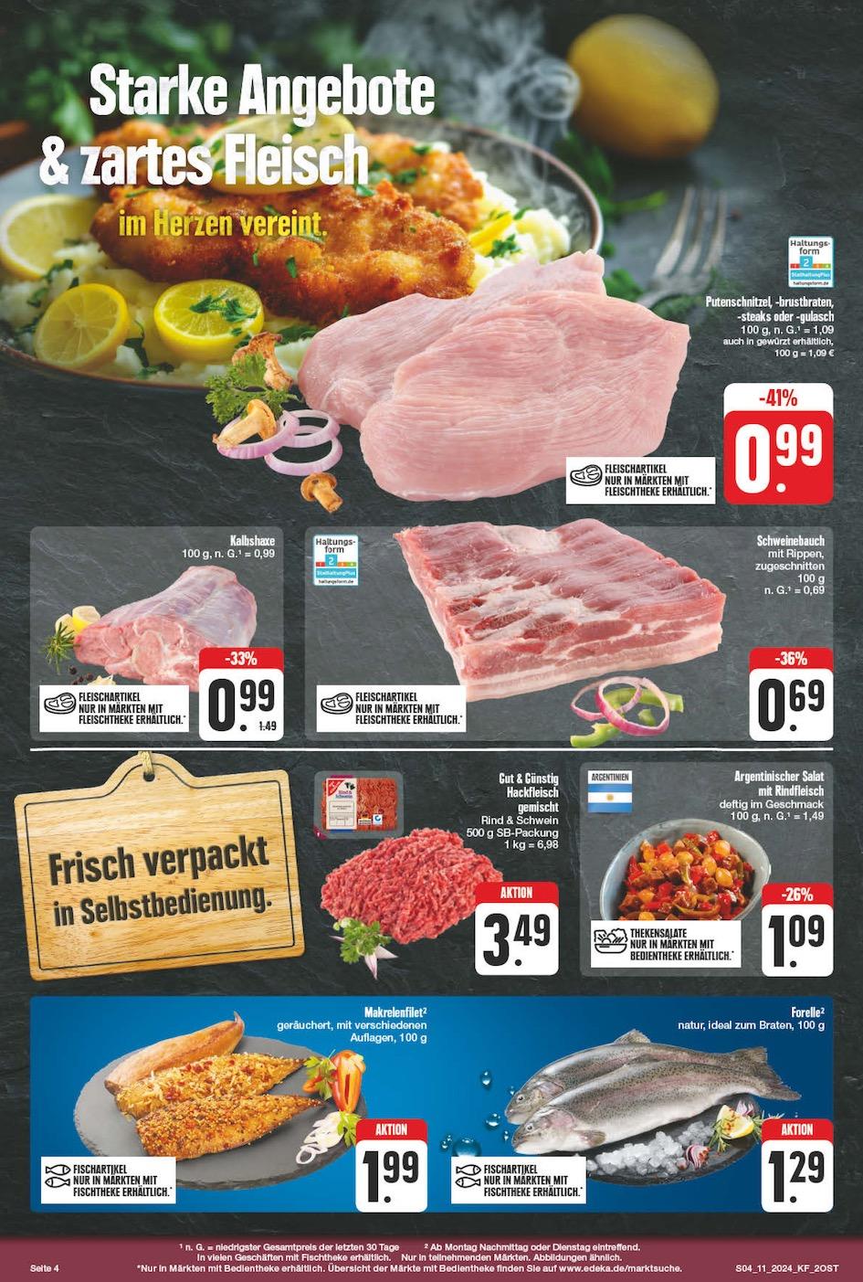 Edeka Prospekt ab Montag - Sachsen Seite 4