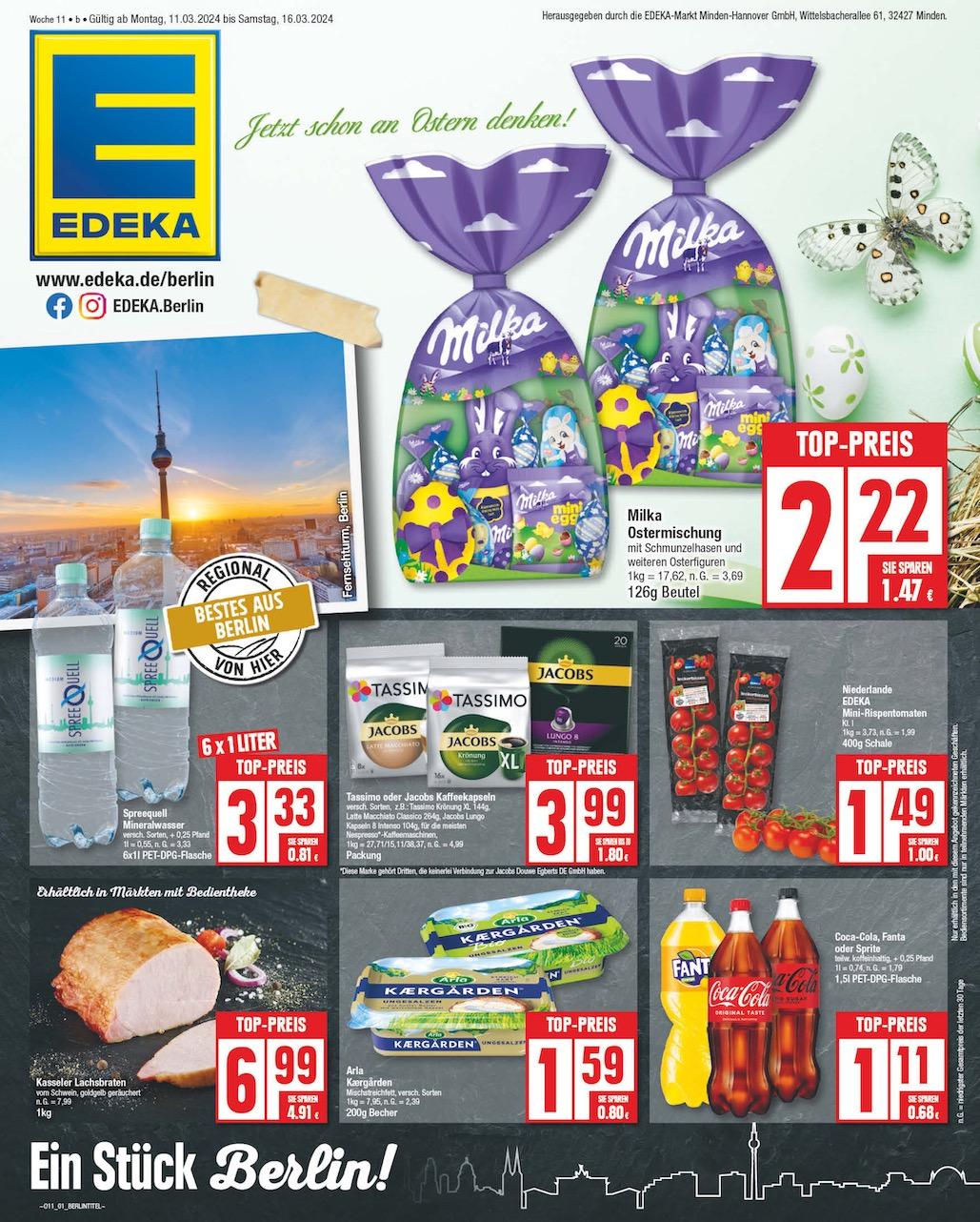 Edeka Prospekt ab Montag - Berlin Seite 1