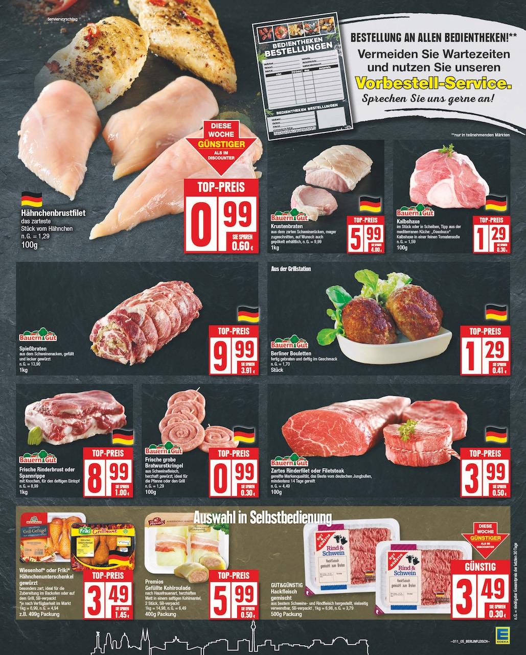Edeka Prospekt ab Montag - Berlin Seite 5
