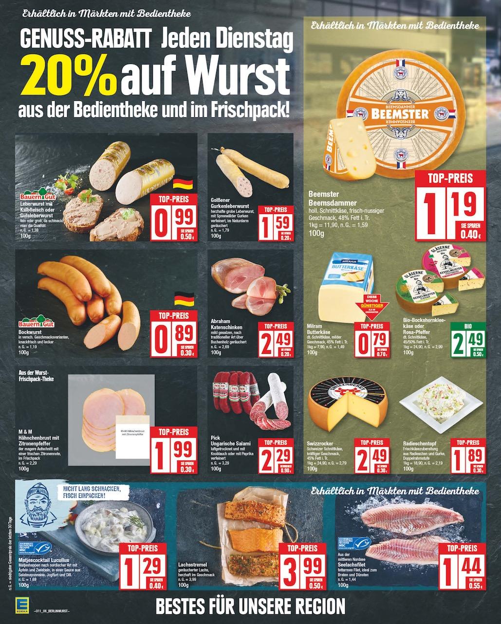 Edeka Prospekt ab Montag - Berlin Seite 6