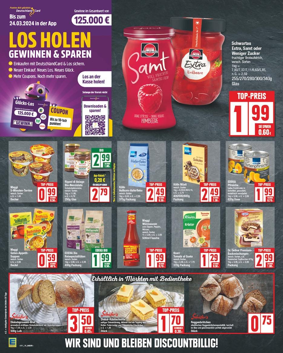 Edeka Prospekt ab Montag - Brandenburg Seite 10