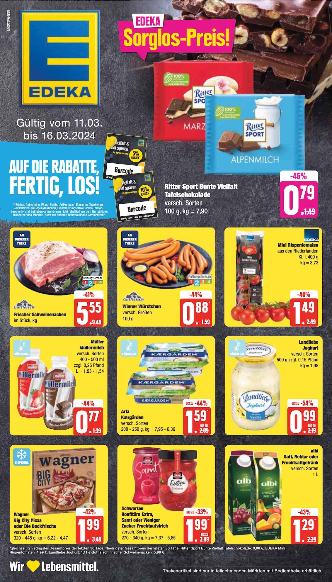 Edeka Prospekt ab Montag - Schleswig - Holstein Seite 1