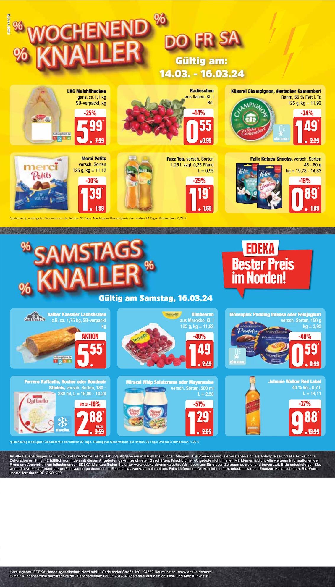 Edeka Prospekt ab Montag - Schleswig - Holstein Seite 4