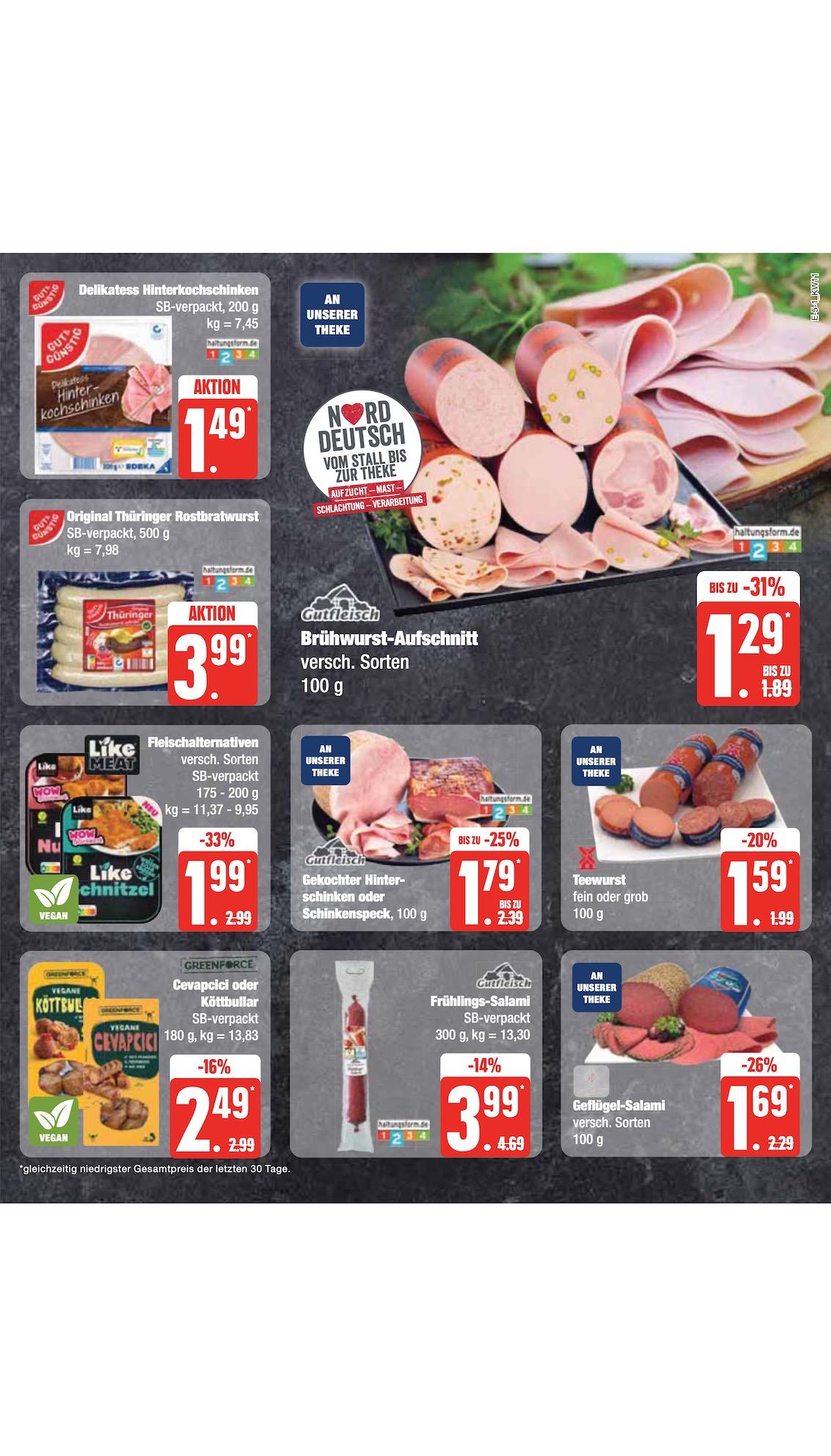 Edeka Prospekt ab Montag - Schleswig - Holstein Seite 9