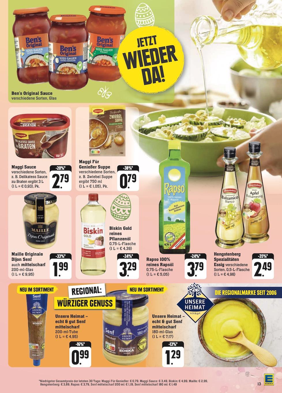 Edeka Prospekt ab Montag - Hessen Seite 19