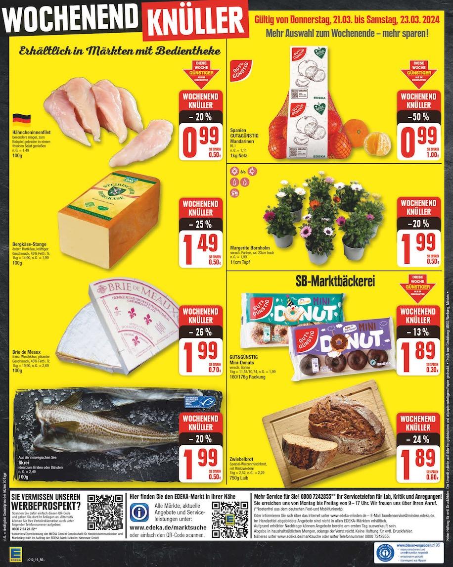 Edeka Prospekt ab Montag - Berlin Seite 16