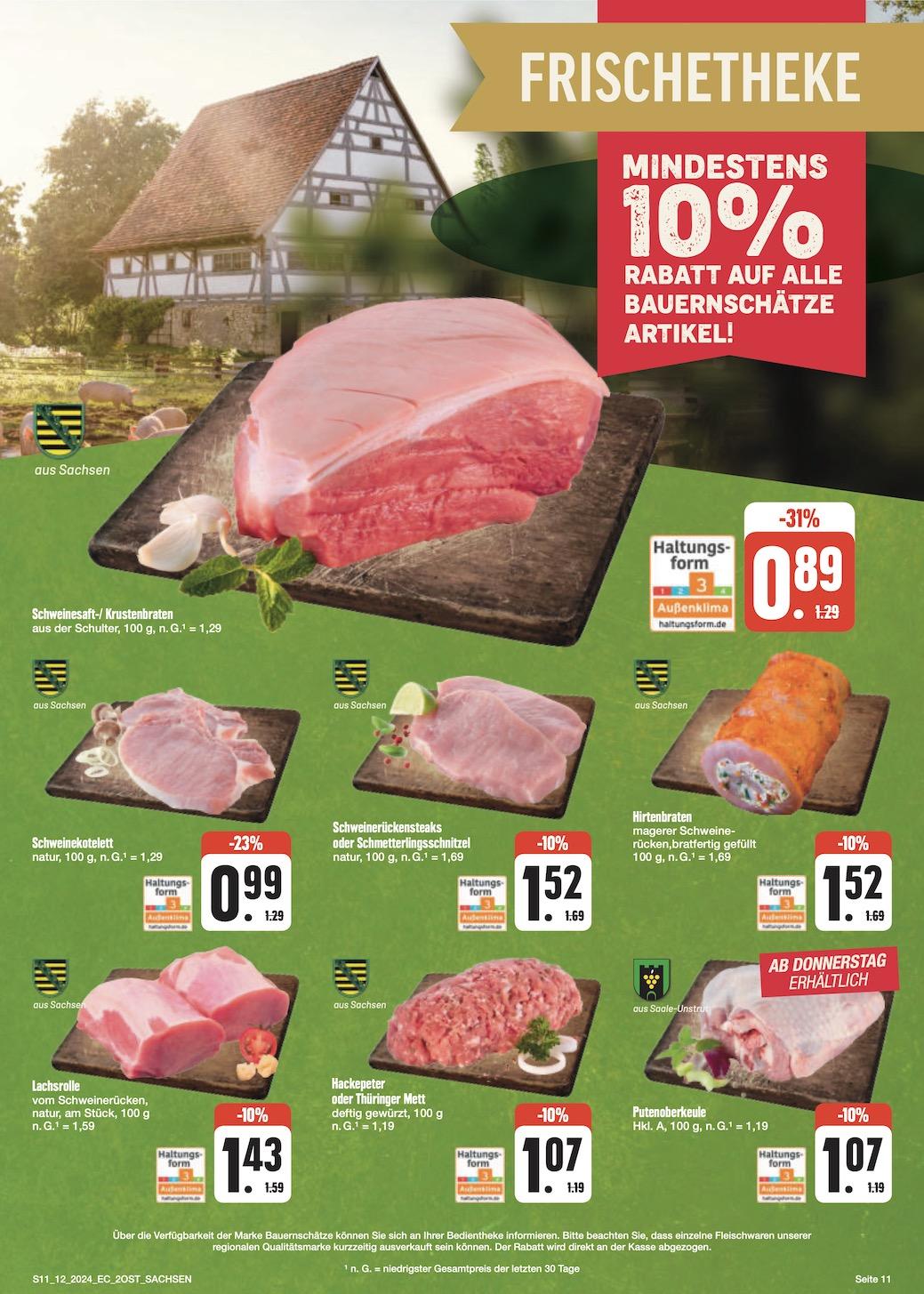 Edeka Prospekt ab Montag - Sachsen Seite 13