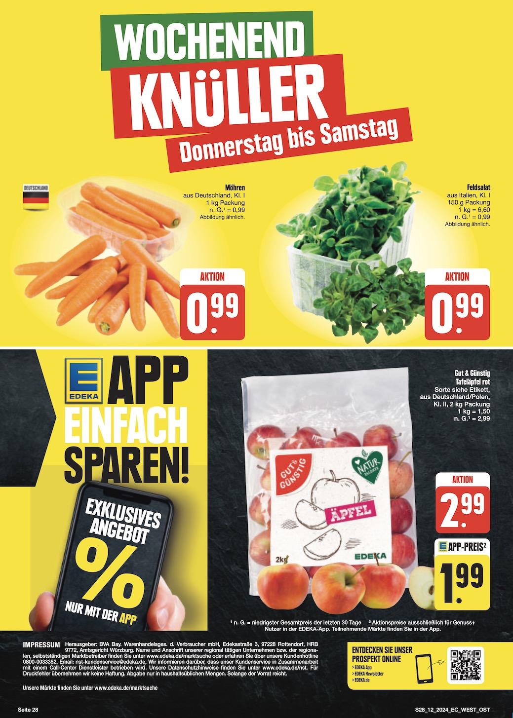 Edeka Prospekt ab Montag - Sachsen Seite 30