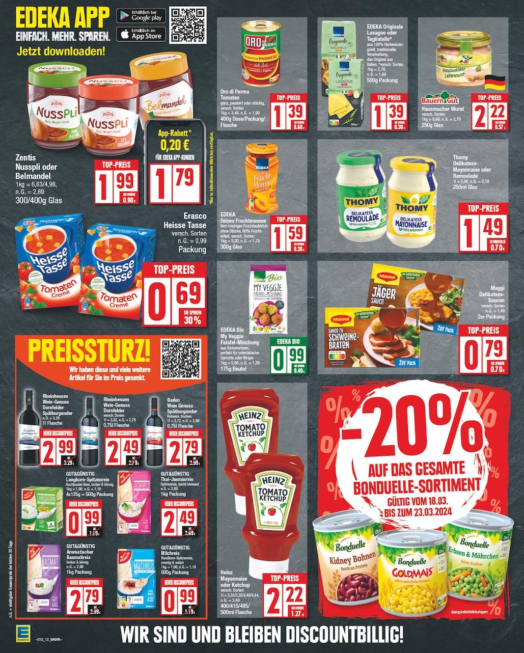 Edeka Prospekt ab Montag - Brandenburg Seite 12