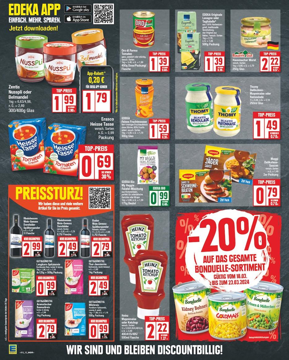 Edeka Prospekt ab Montag - Sachsen-Anhalt Seite 12