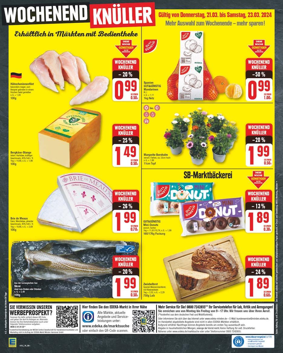 Edeka Prospekt ab Montag - Sachsen-Anhalt Seite 16