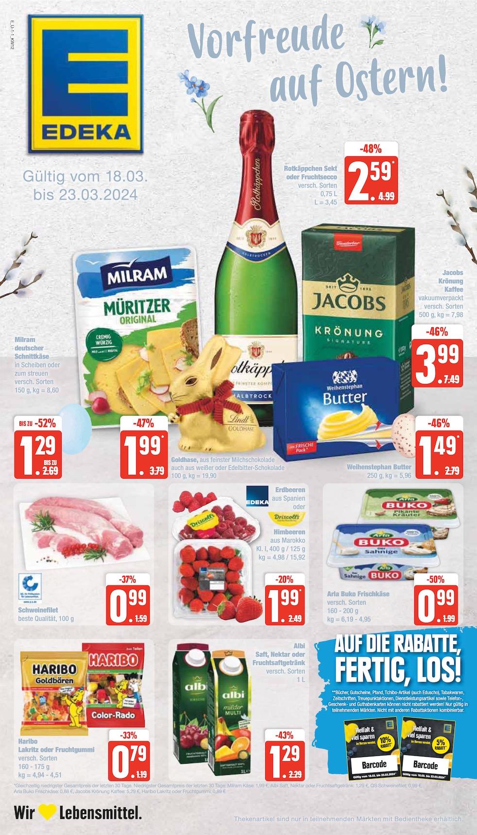 Edeka Prospekt ab Montag - Schleswig - Holstein Seite 1