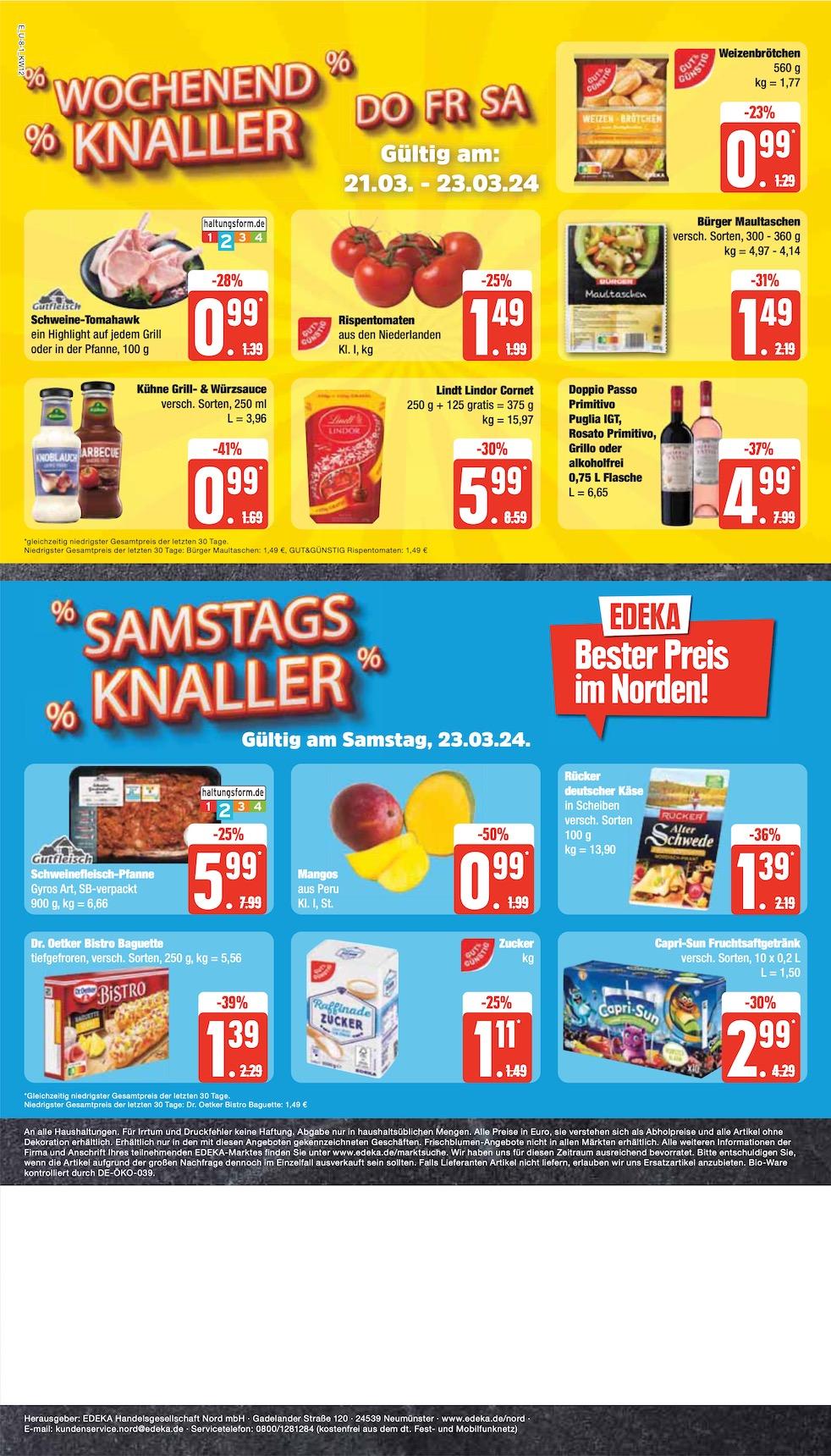 Edeka Prospekt ab Montag - Schleswig - Holstein Seite 8