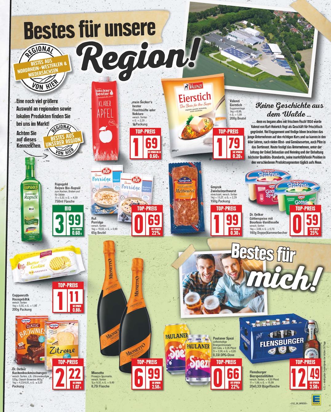 Edeka Prospekt ab Montag - Niedersachsen Seite 9