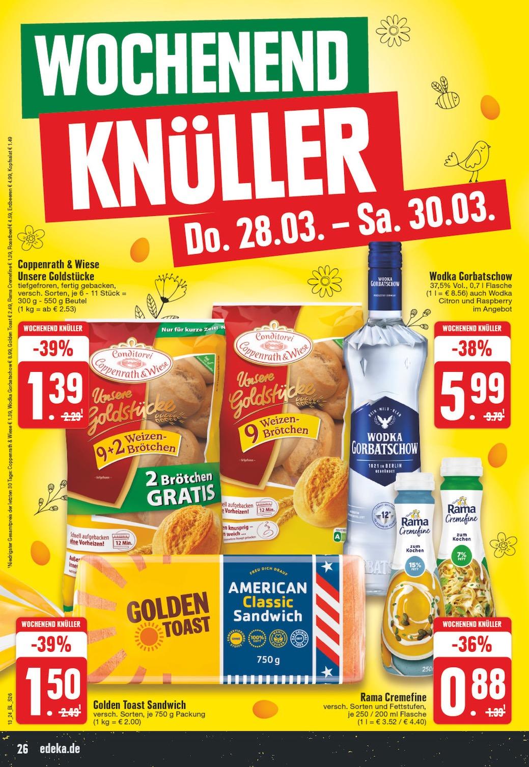 Edeka Prospekt ab Montag - Nordrhein - Westfalen Seite 26