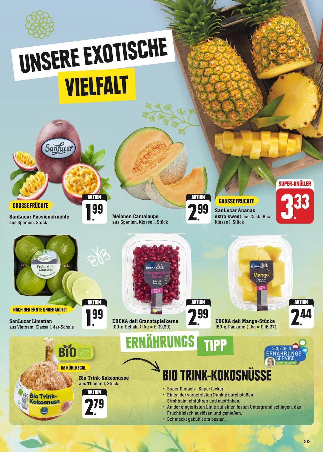 Edeka Prospekt ab Montag - Hessen Seite 21