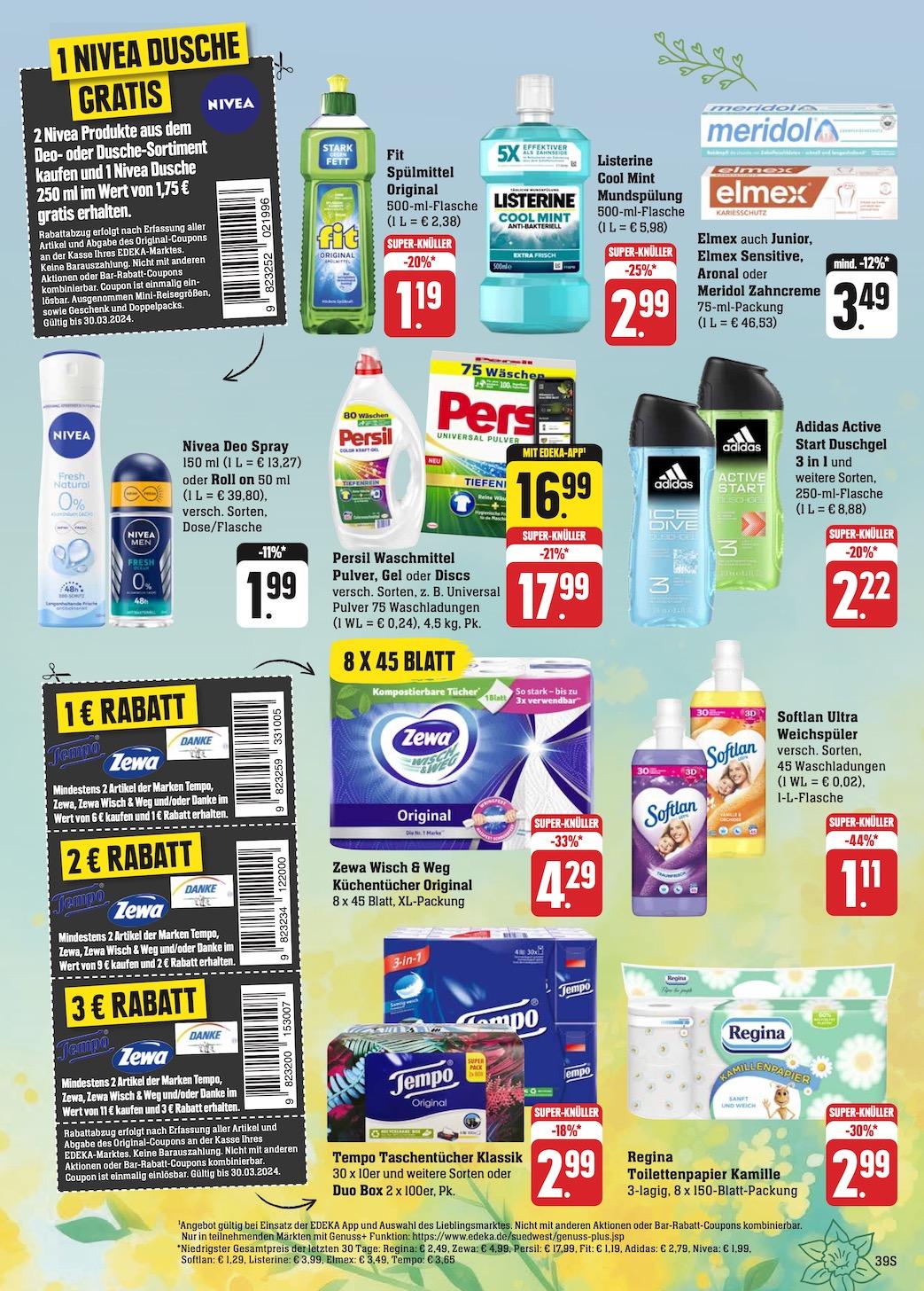 Edeka Prospekt ab Montag - Hessen Seite 39
