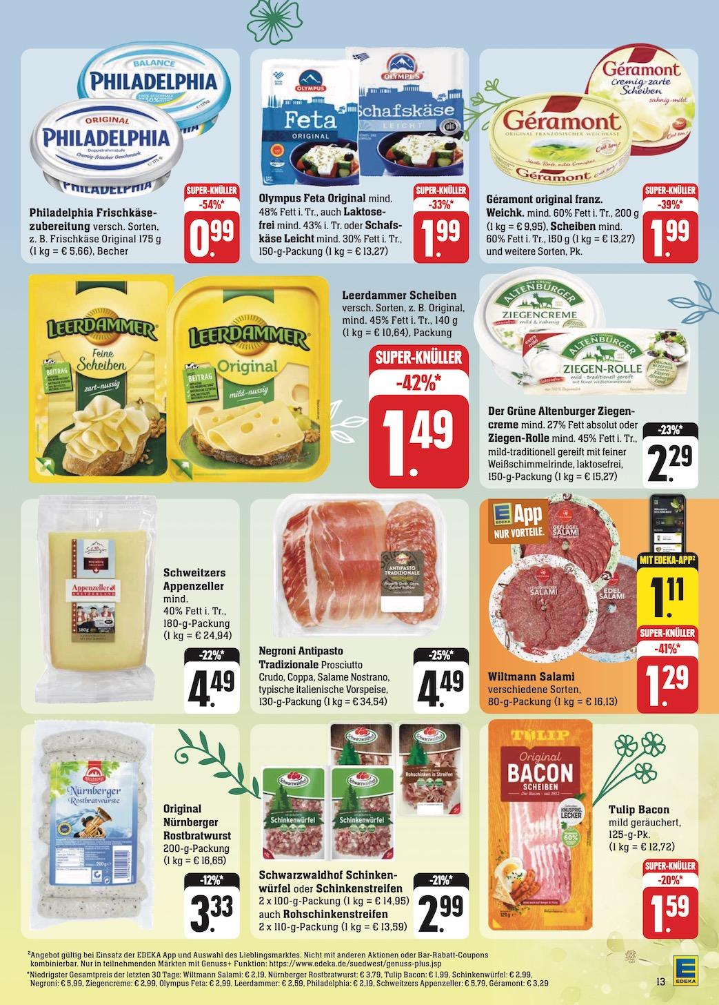 Edeka Prospekt ab Montag - Baden - Württemberg Seite 19