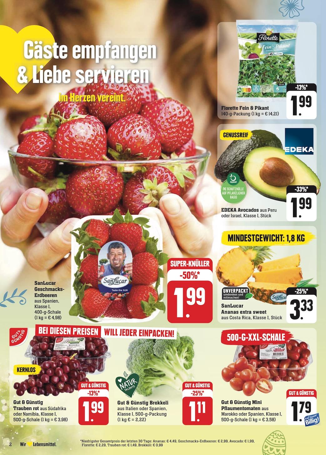 Edeka Prospekt ab Montag - Baden - Württemberg Seite 2