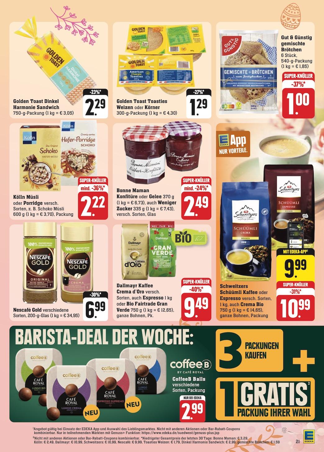 Edeka Prospekt ab Montag - Baden - Württemberg Seite 29