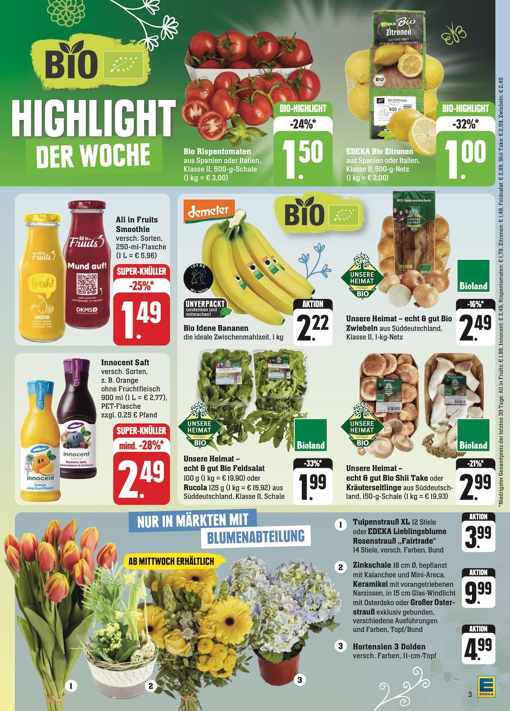 Edeka Prospekt ab Montag - Baden - Württemberg Seite 3
