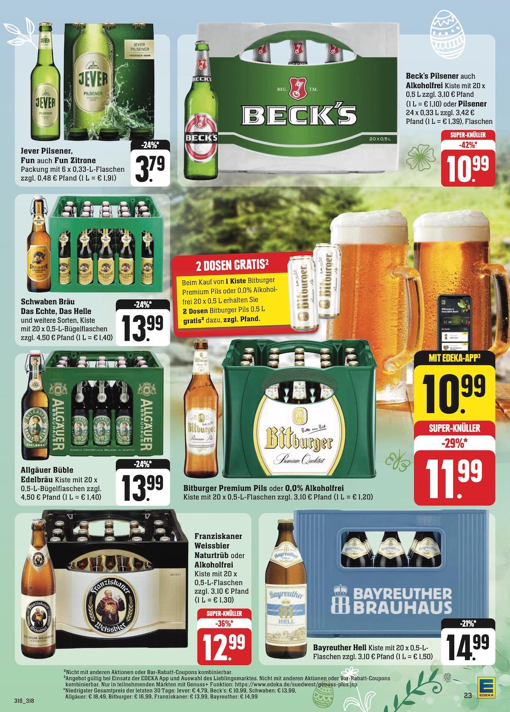 Edeka Prospekt ab Montag - Baden - Württemberg Seite 31