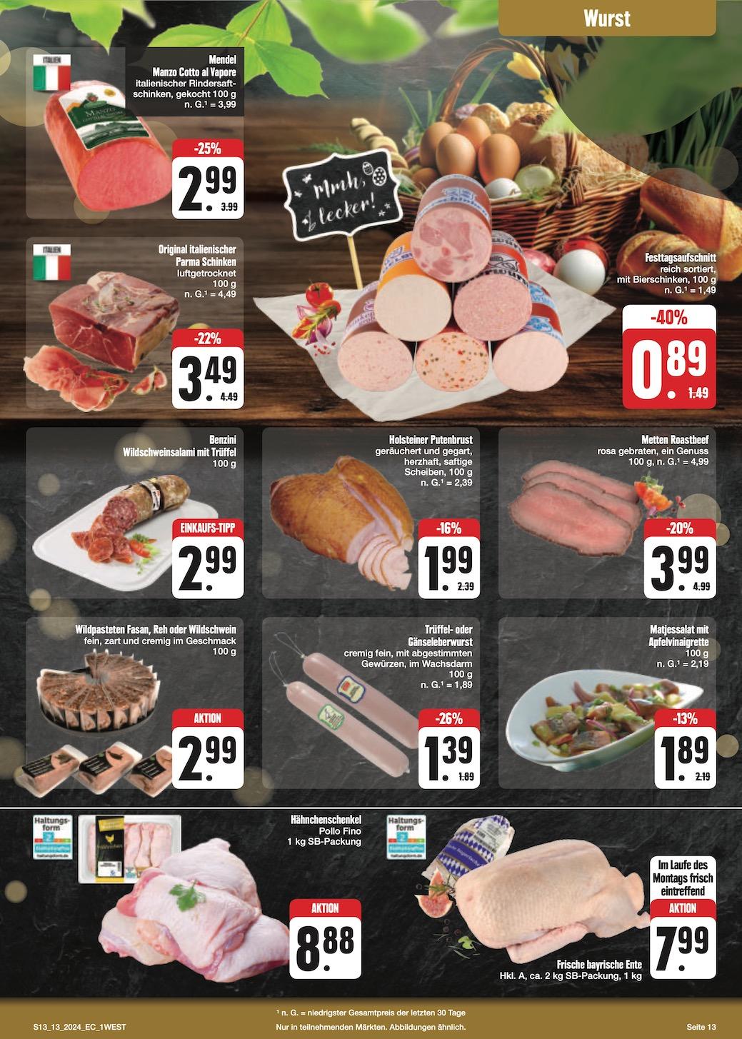 Edeka Prospekt ab Montag - Bayern Nord Seite 13