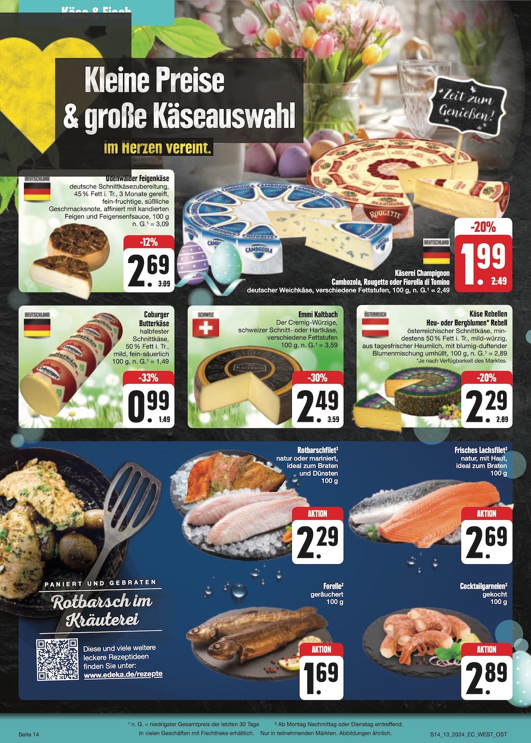 Edeka Prospekt ab Montag - Bayern Nord Seite 14