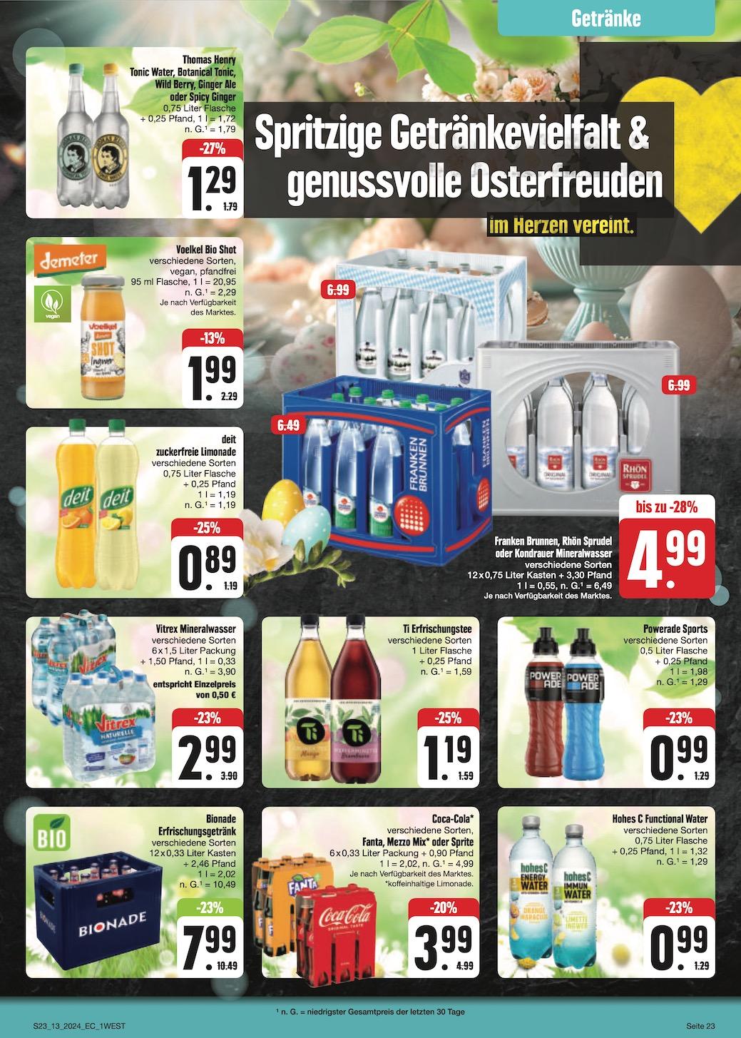 Edeka Prospekt ab Montag - Bayern Nord Seite 23