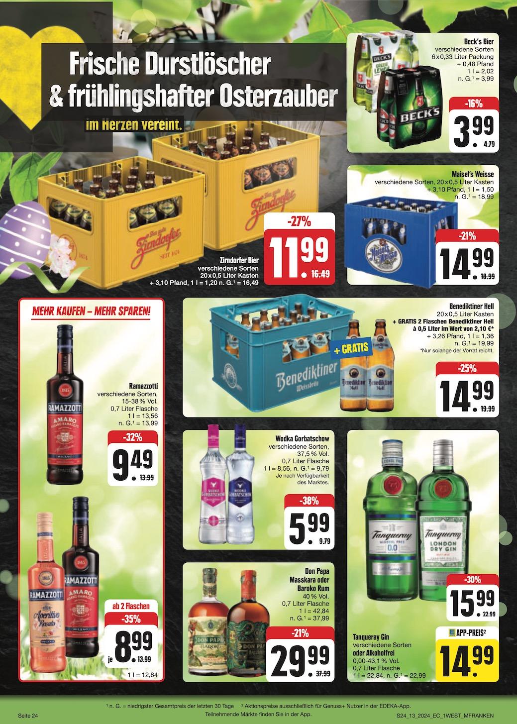 Edeka Prospekt ab Montag - Bayern Nord Seite 24