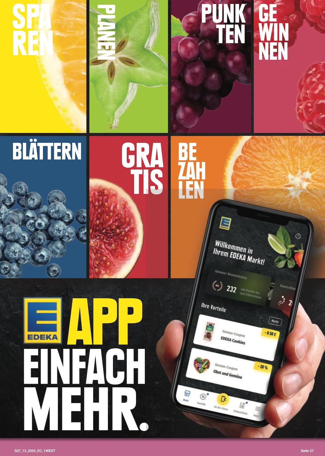 Edeka Prospekt ab Montag - Bayern Nord Seite 27
