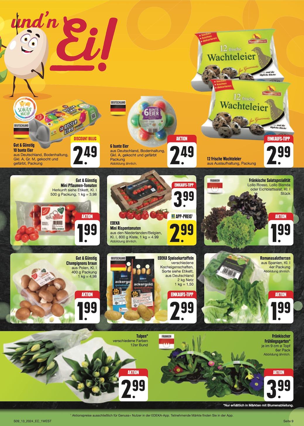 Edeka Prospekt ab Montag - Bayern Nord Seite 9