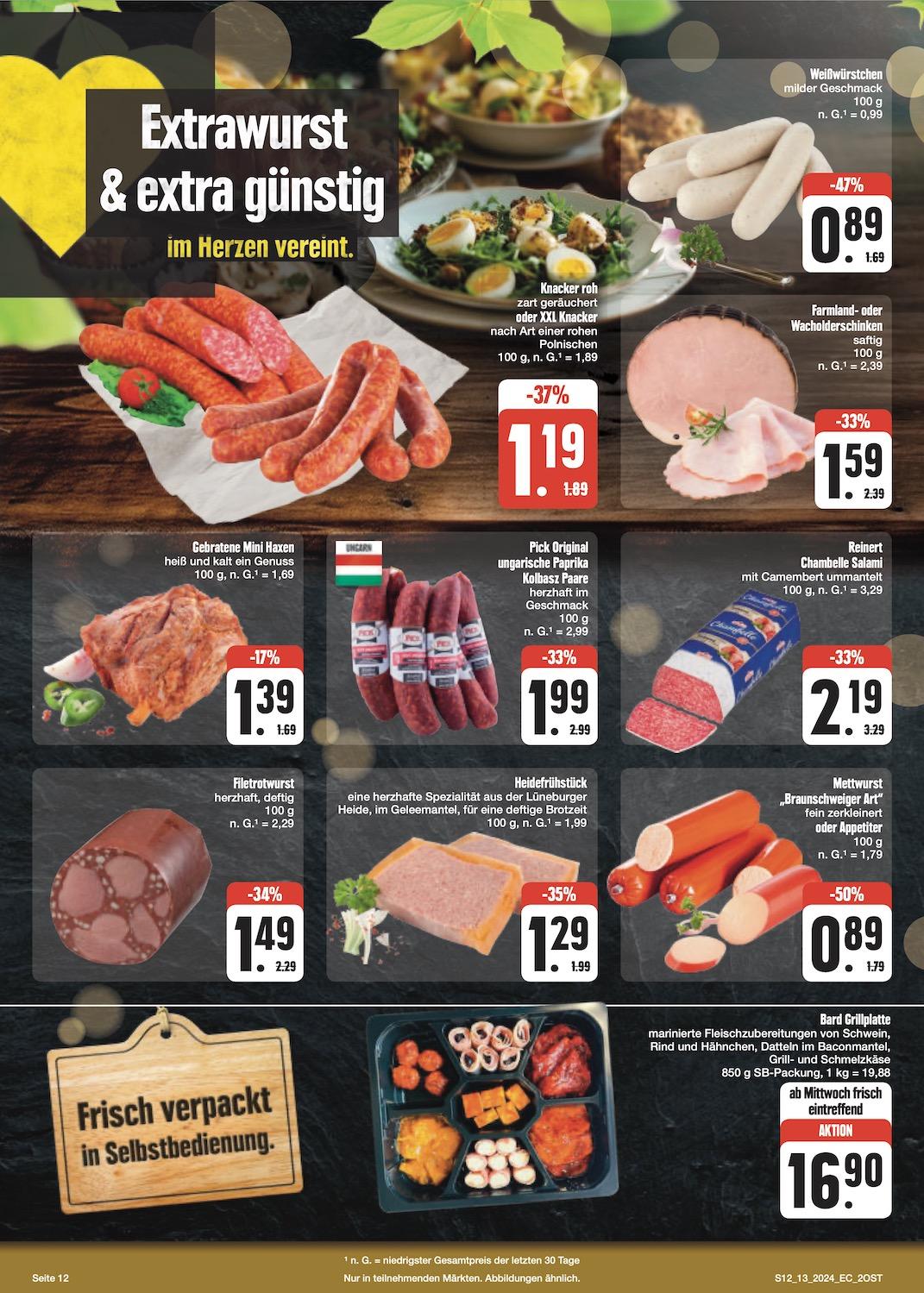 Edeka Prospekt ab Montag - Sachsen Seite 12