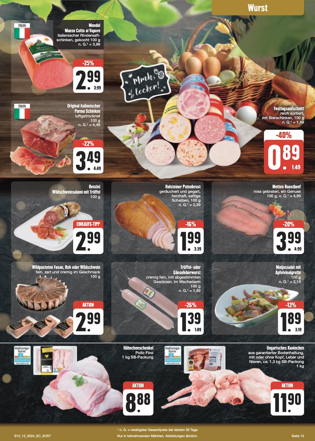 Edeka Prospekt ab Montag - Sachsen Seite 13