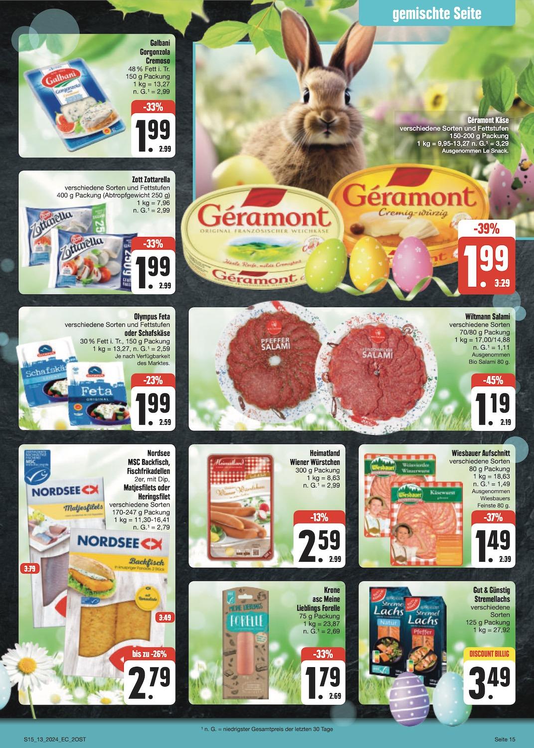 Edeka Prospekt ab Montag - Sachsen Seite 15